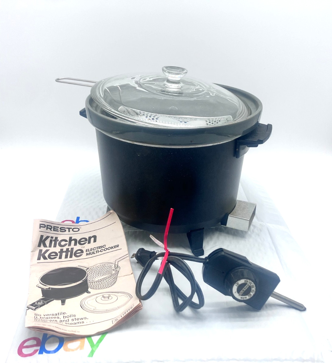 Vintage Presto Kitchen Kettle Multi Cooker Fryer 6 Quart