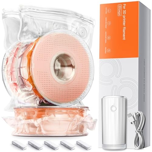 Filament Storage Bags with Auto Pump - Upgraded Extra Large Filament Bags 20