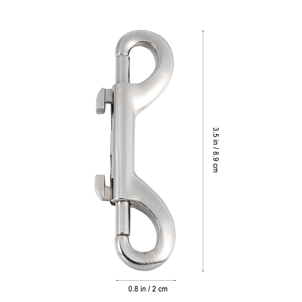 Double Ended Trigger Hook Snap Clips 4 Pcs for Ropes and Chains