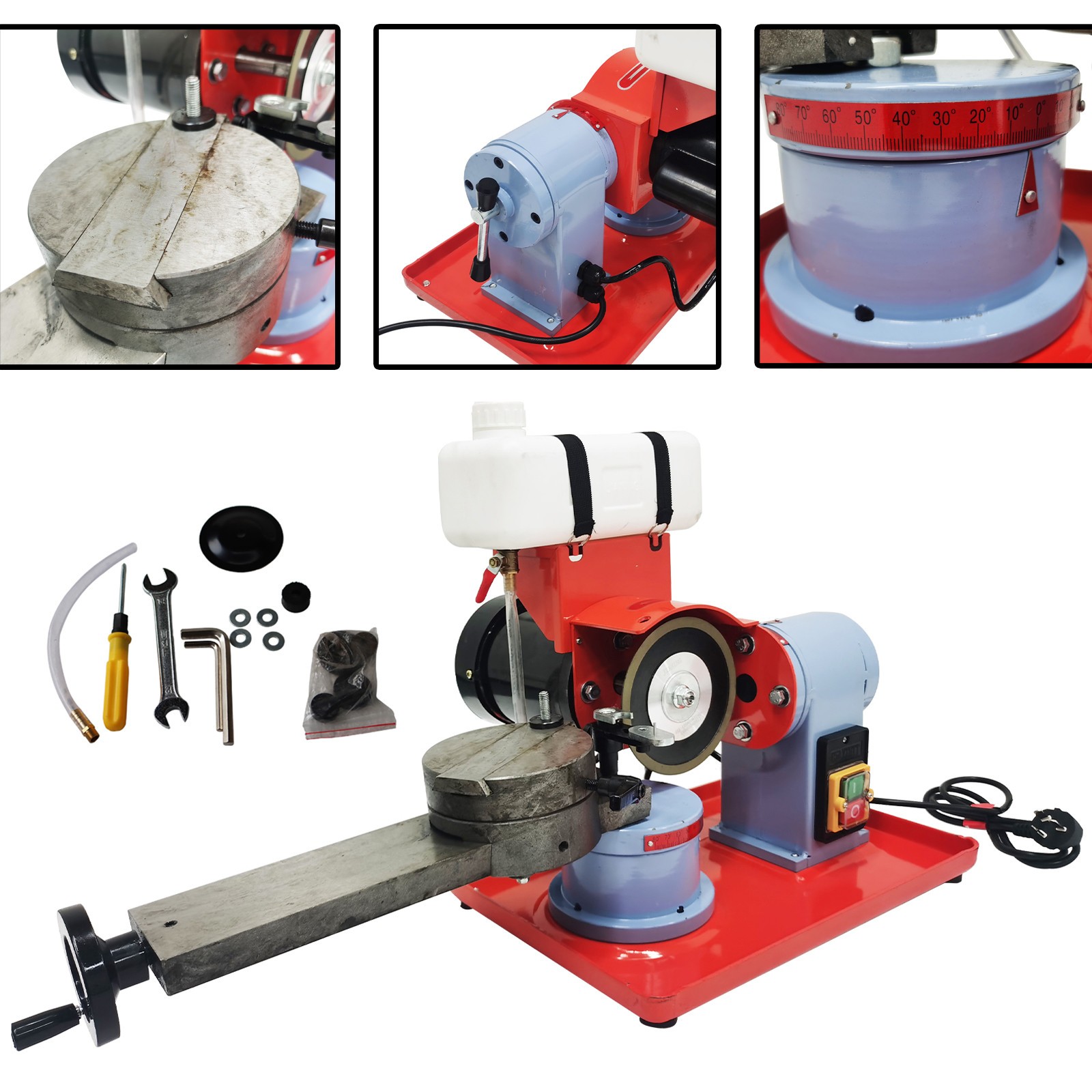 Water-cooled Carbide Hard Metal Saw Blade Tooth Grinding Machine 220V