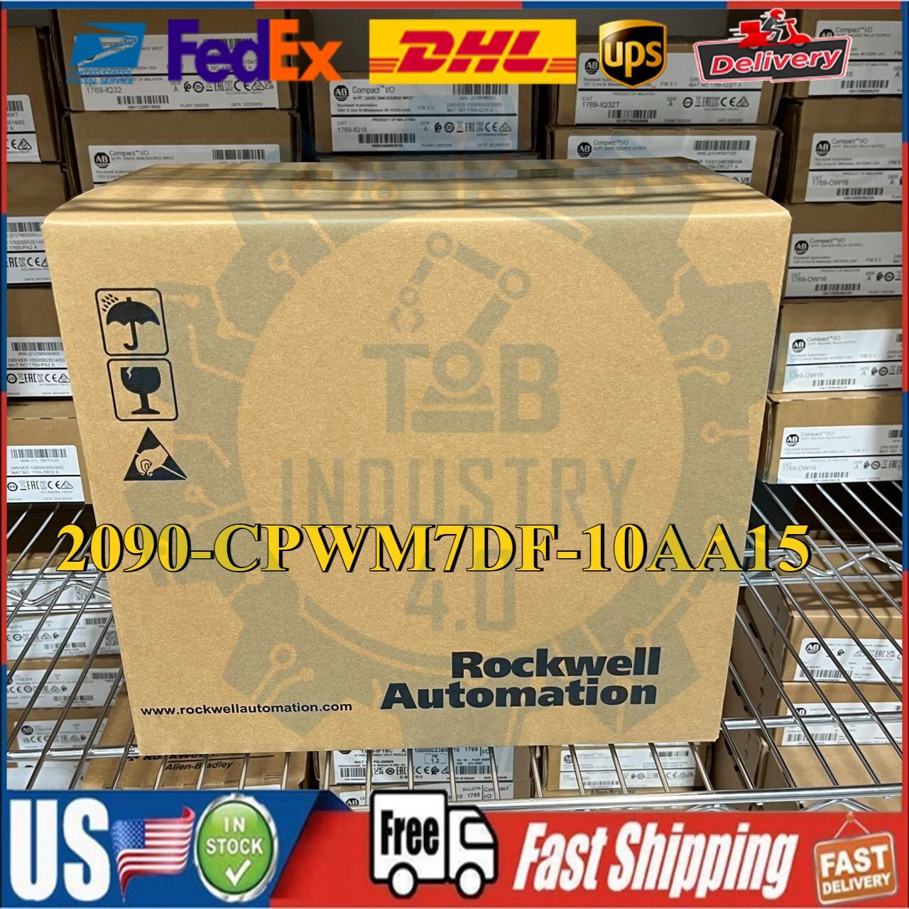1PCS New AB 2090-CPWM7DF-10AA15 Servo Motor Power Cable US Free Tax