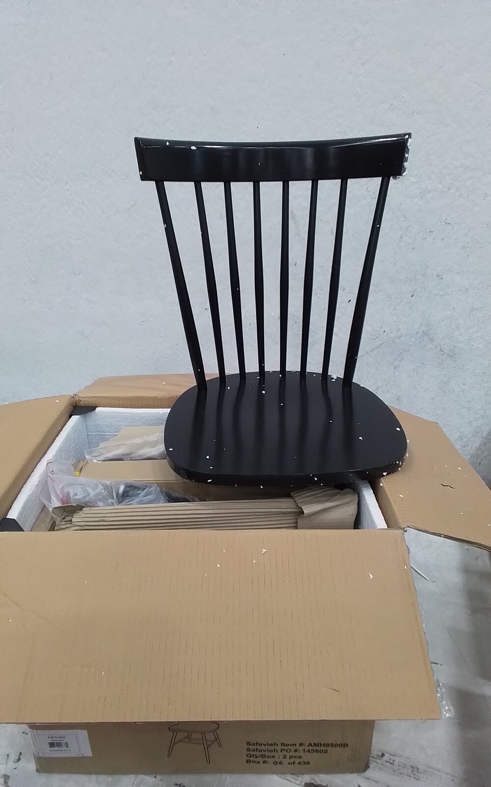 Safavieh PARKER SPINDEL SIDE CHAIR, Reduced Price 2172735156 AMH8500B