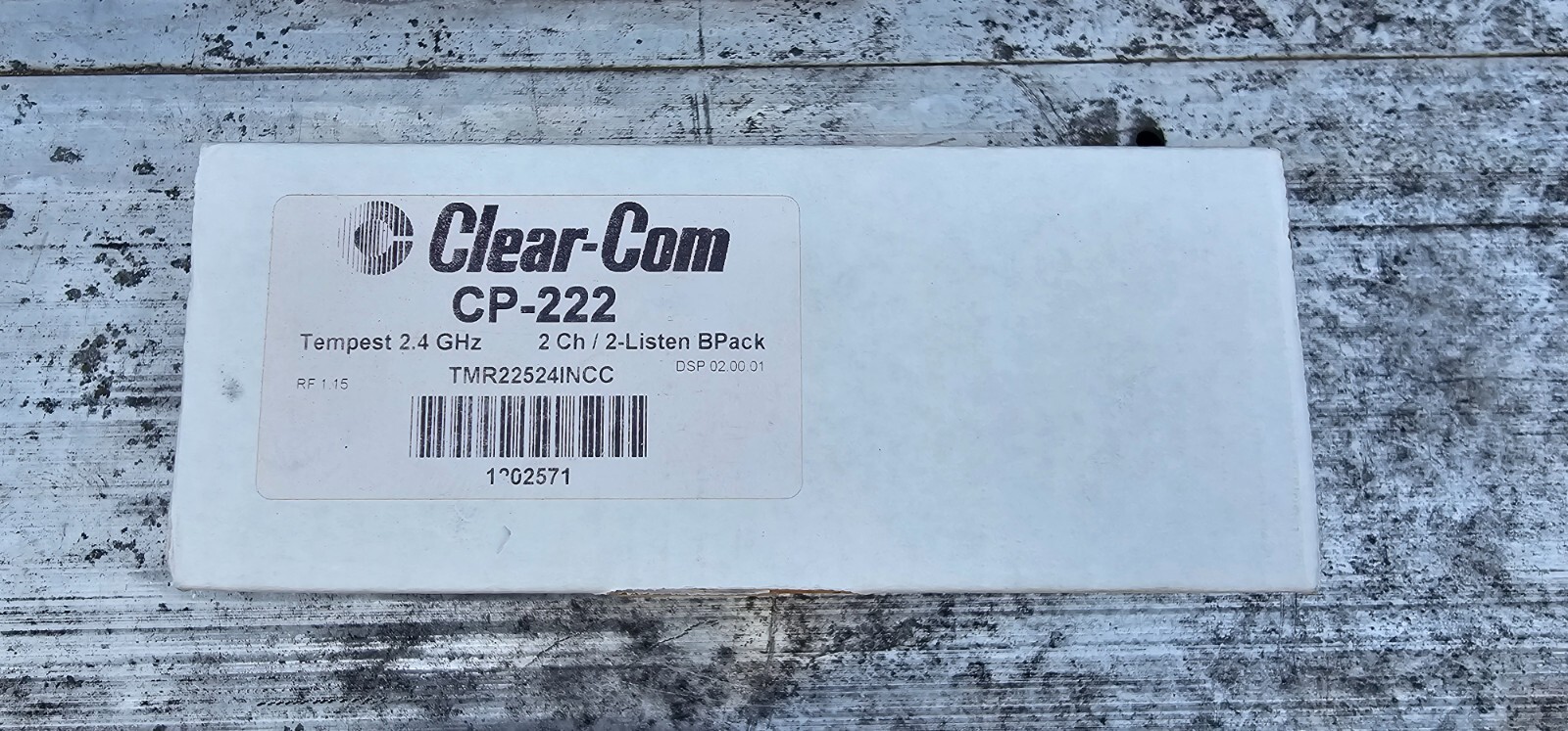 Clear-Com Tempest CP-222 2.4GHz Wireless 2-Channel