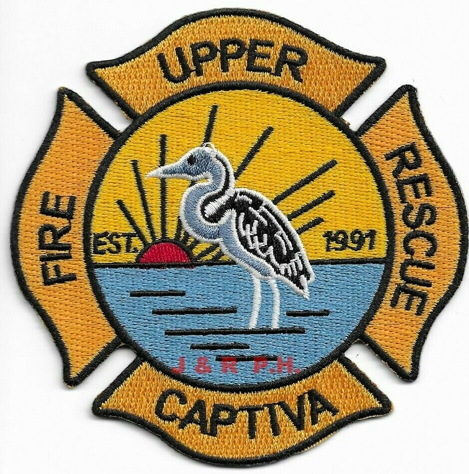 Upper Captiva  Fire - Rescue, Florida (4" x 4" size) fire patch