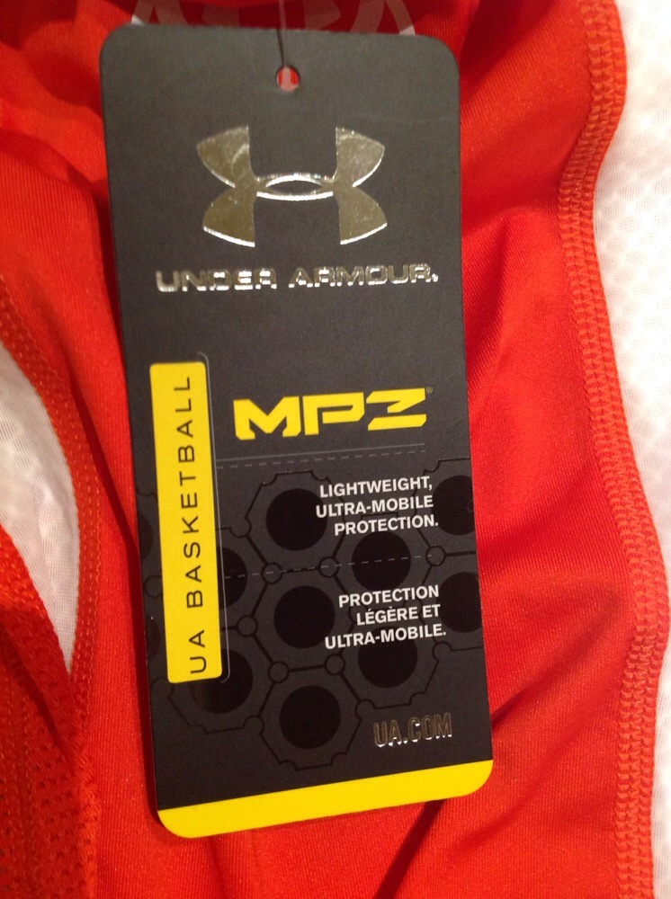 Under Armour Men's UA Compression Basketball MPZ Orange Size Medium
