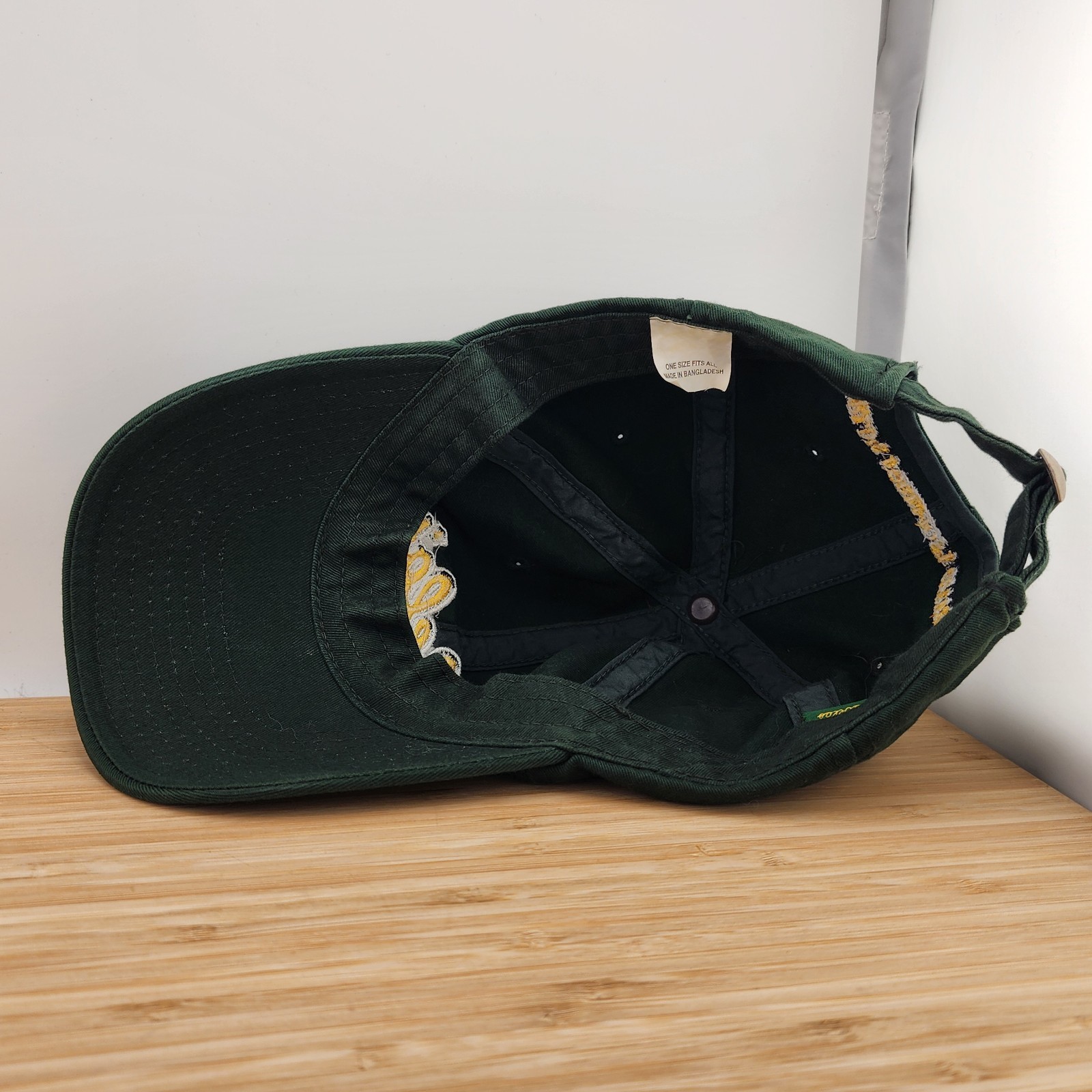 Cabela's Hat, Green, Cabelas Script Dap Cap, Unstructured, Cotton, Strapback
