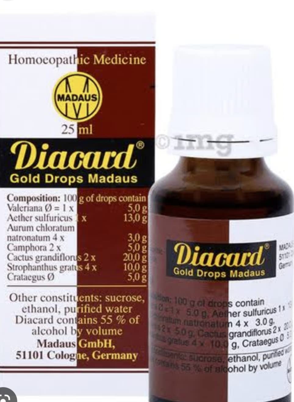 ADEL Germany Diacard Gold Drops Madaus pack of 5