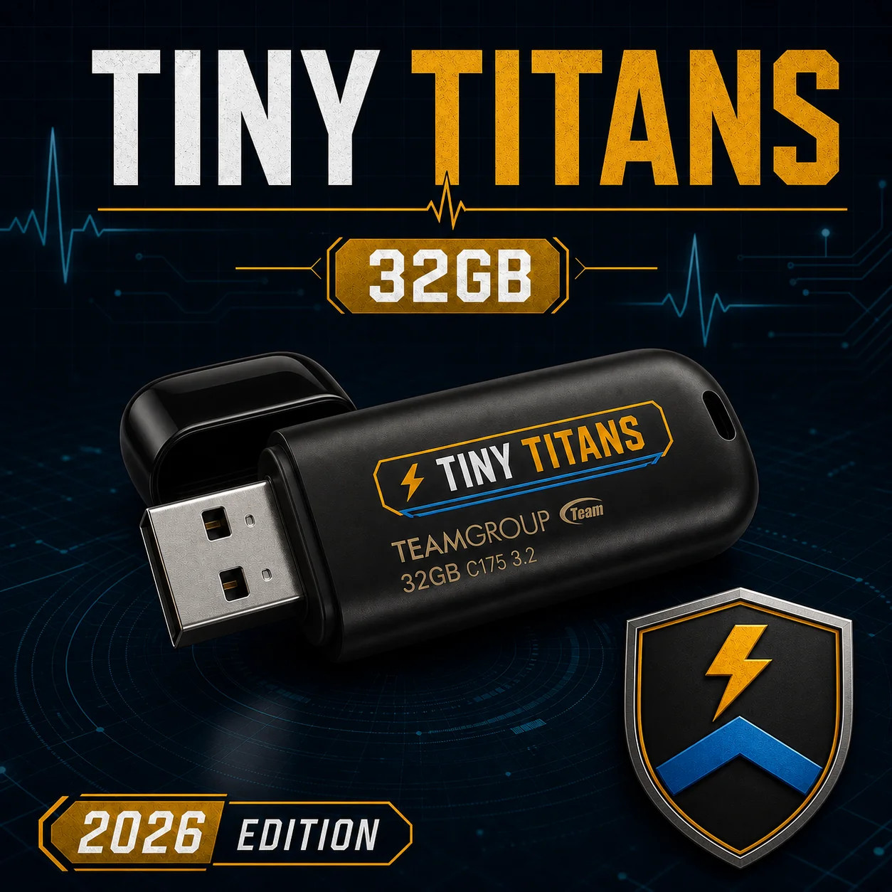 Tiny Titans 32GB Bootable USB Lightweight Linux Collection