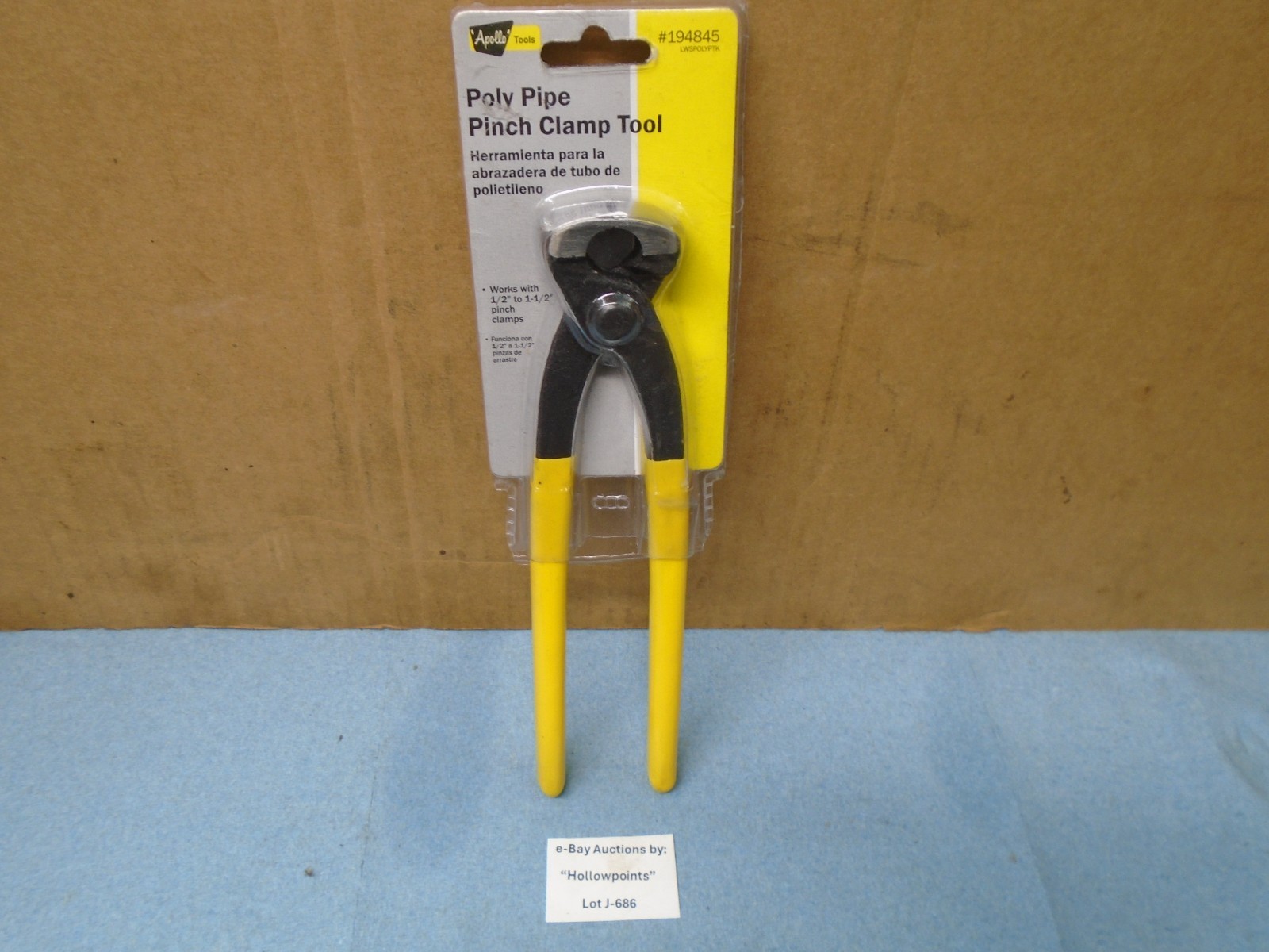 Apollo # 194845 Poly Pipe Pex Clamp Crimp Tool for  1/2" to 1-1/2" Clamp J686