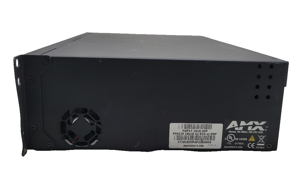 AMX Precis DSP Fixed Matrix Switcher AVS-PL-1818-00P - Audio Switch - Rack-Mount