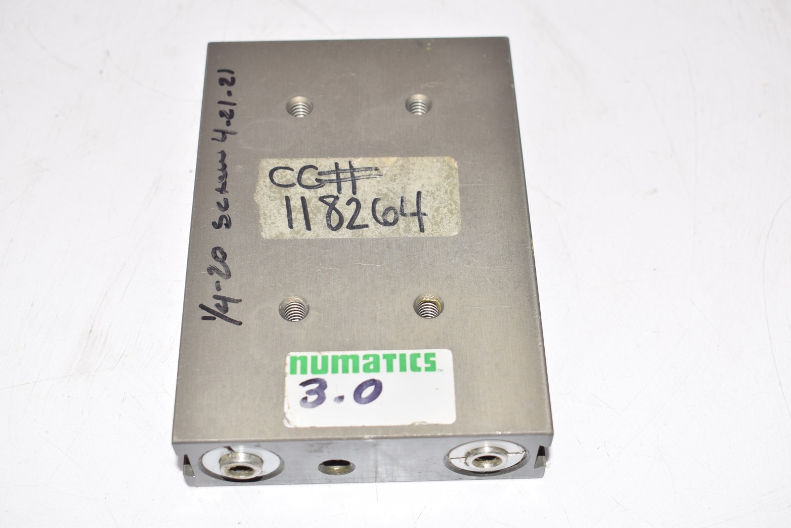 Numatics B063A2SXCX Double-Acting Pneumatic Twin-Piston Linear Guided Slide Actu