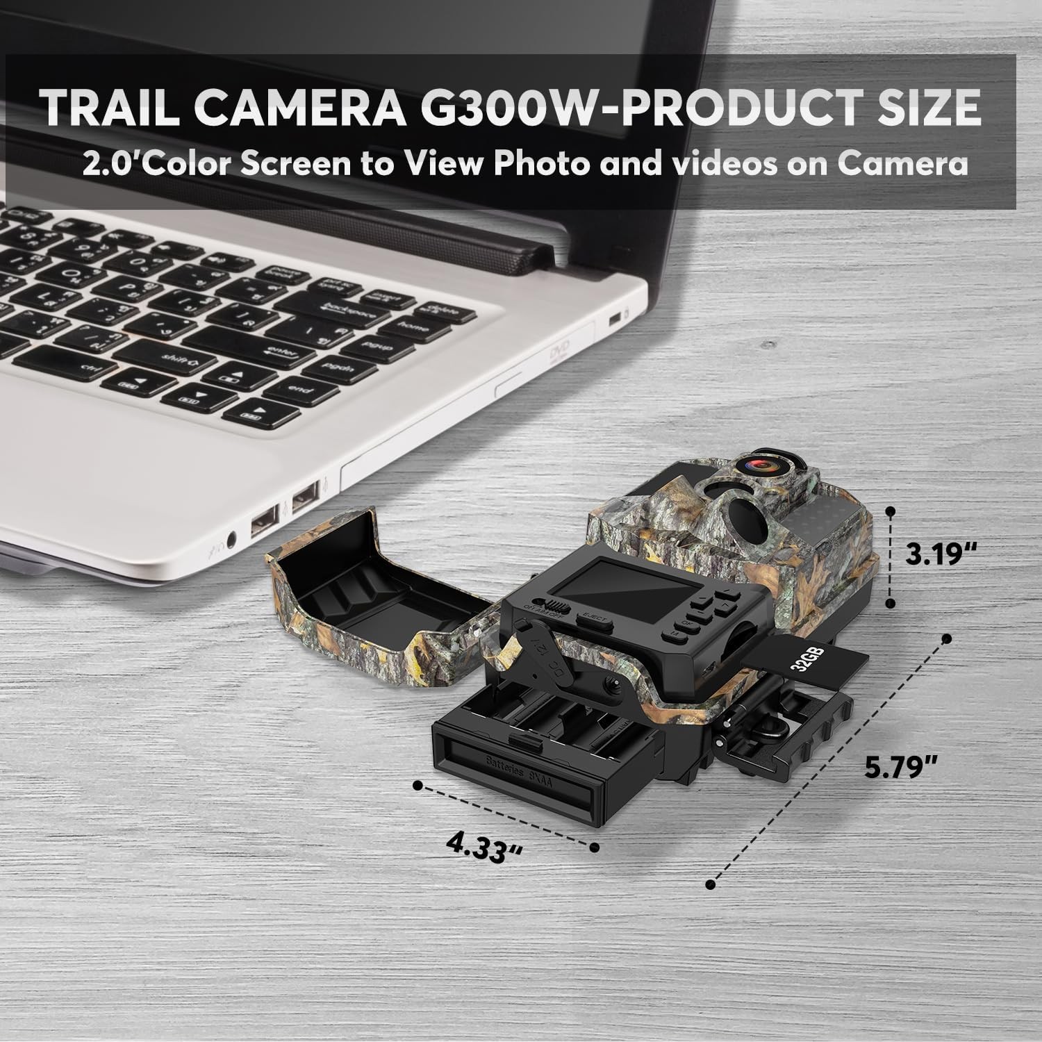 Trail Camera 3 Pack 36MP 1920P HD Game Camera with SD Cards, 0.2S Trigger Time I