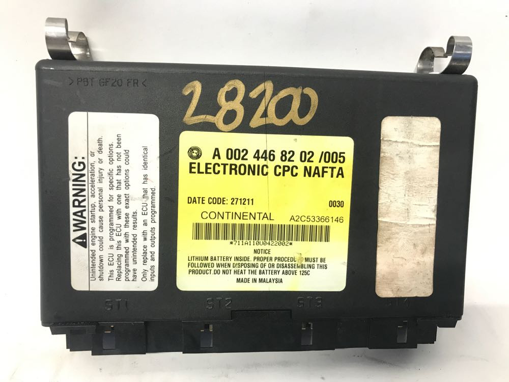 2013 Common Powertrain Control Module A0024468202 for Detroit Diesel (586-10158)