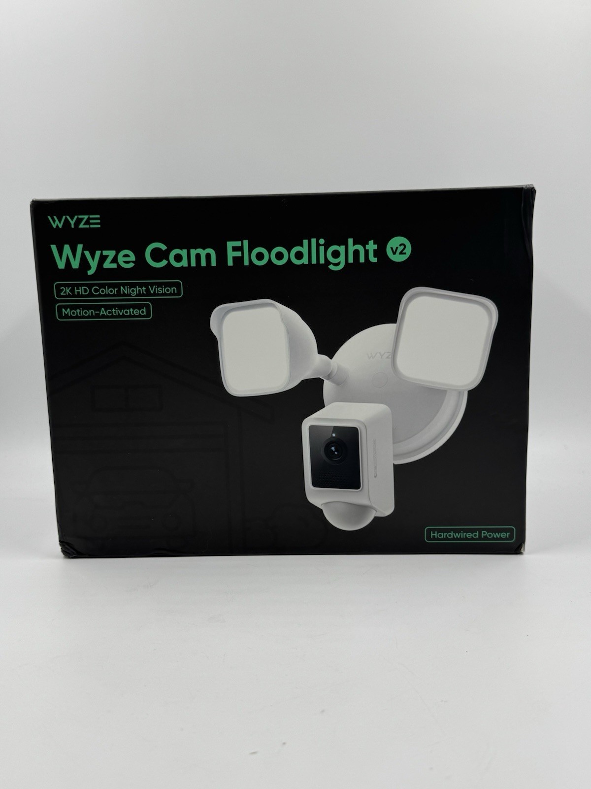 Wyze - Wired Outdoor Wi-Fi, 2800 Lumen Floodlight Home 2k Security Camera v2 ...