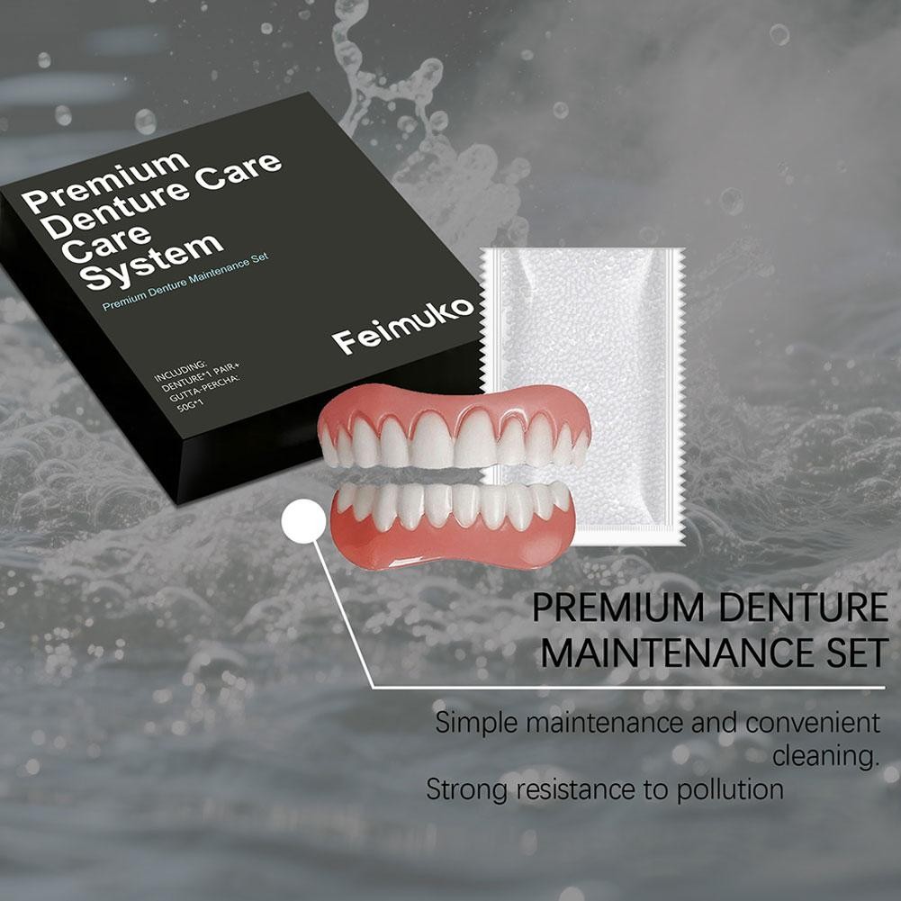 Feimuko Premium Denture Care System Maintenance Set -