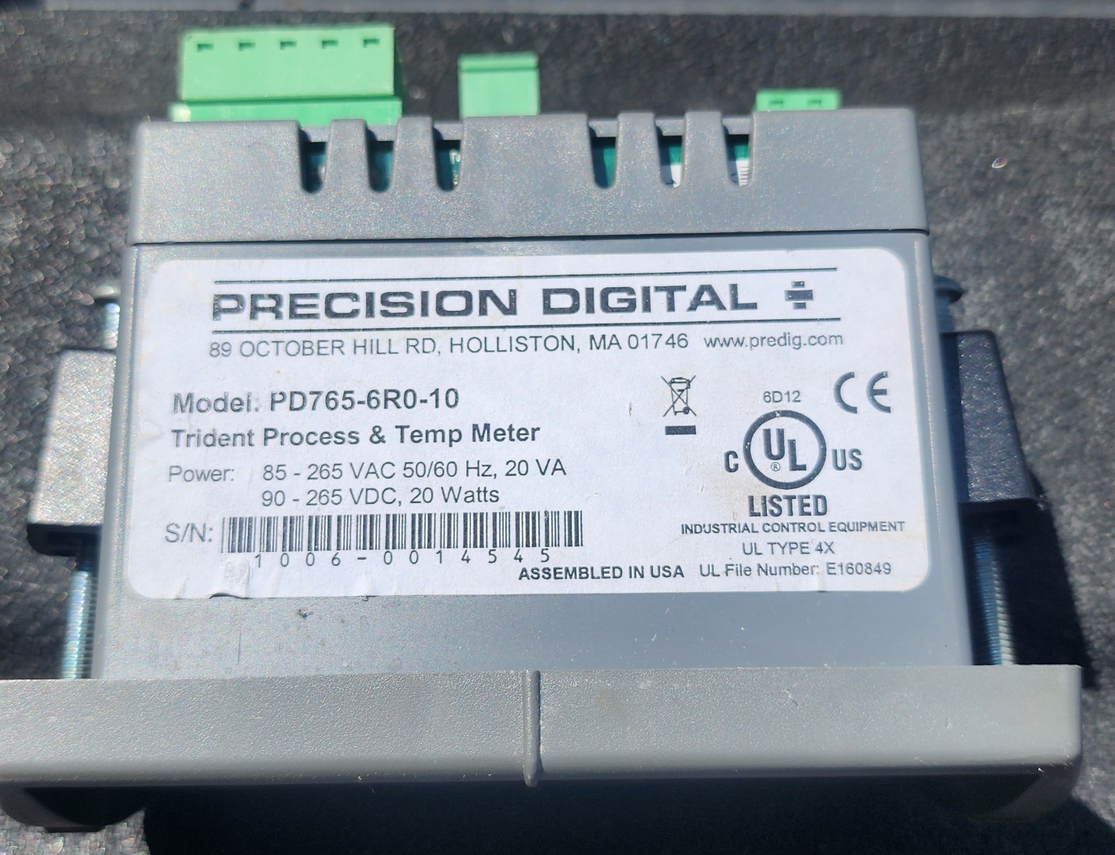 Precision Digital PD765-6R0-10