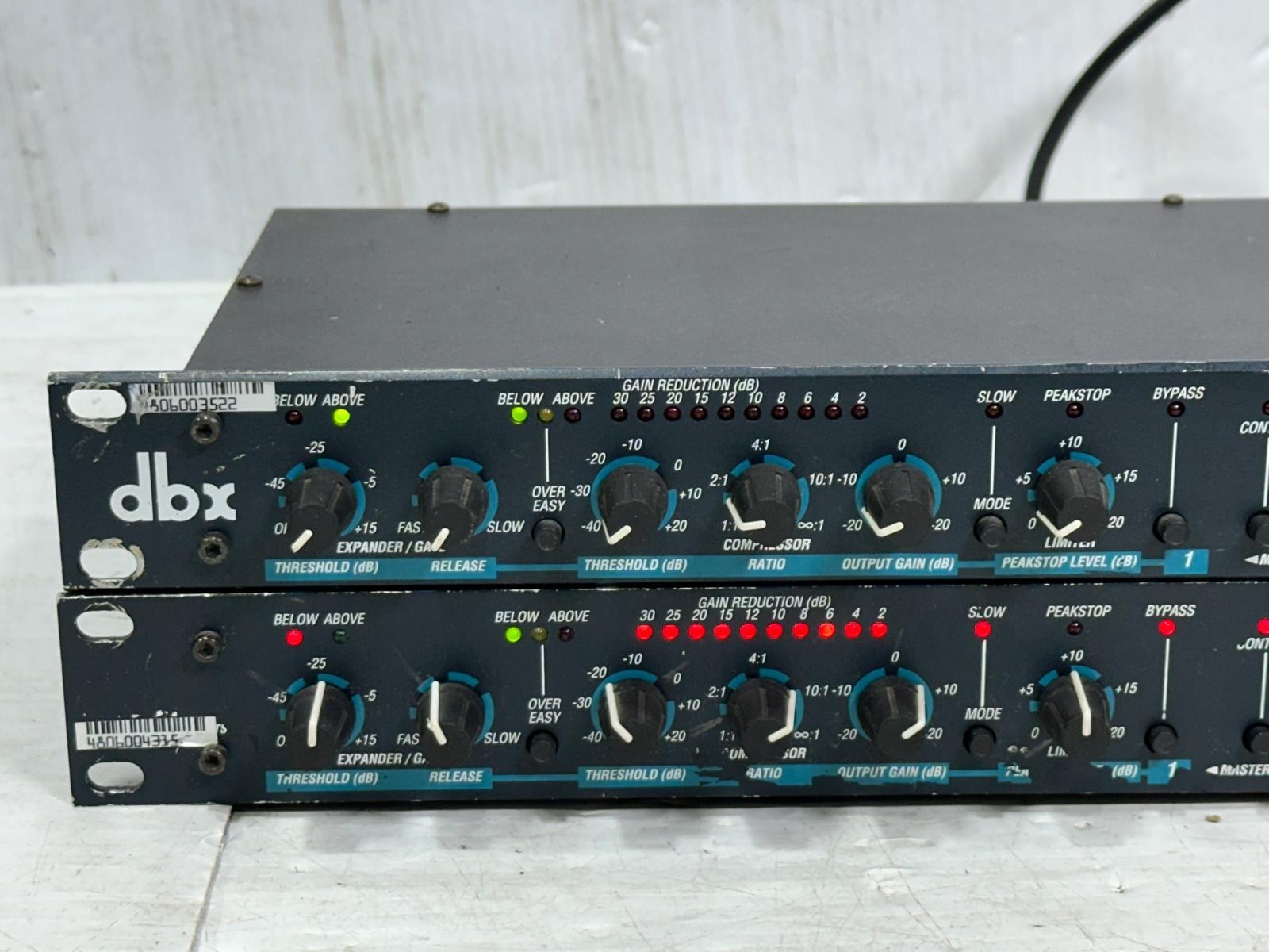 DBX 166A 2-Channel Compressor/Limiter/Gate #6096-C (THS)