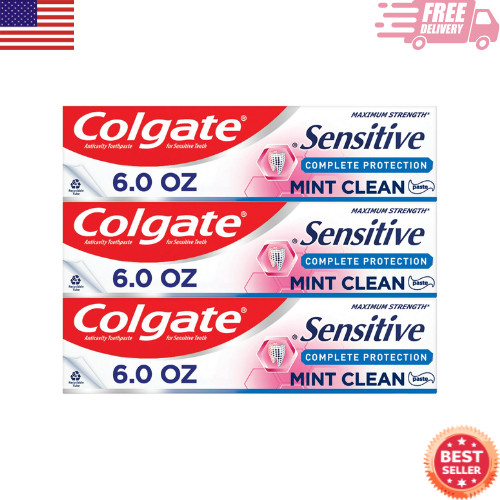Colgate Sensitive Complete Protection Toothpaste Mint 6 oz 3 Pack