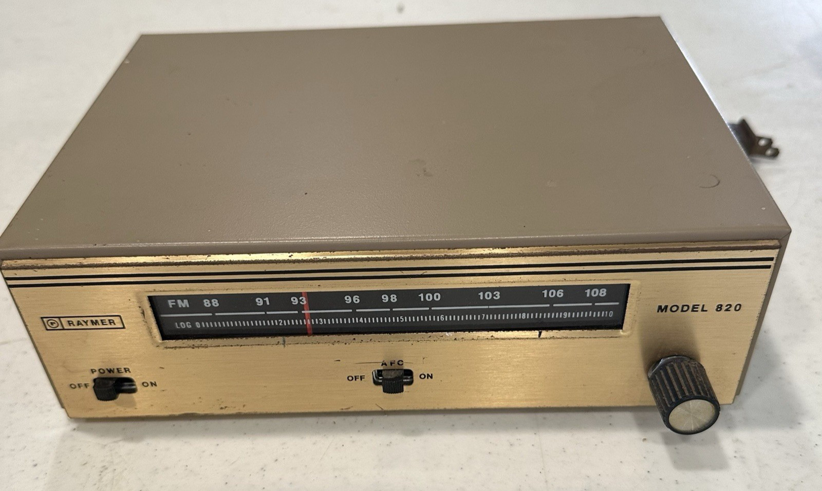 Raymer Model 820 Vintage FM Tuner Trutone Elect USA Hi-Fi PRICE DROP FOR ROOM