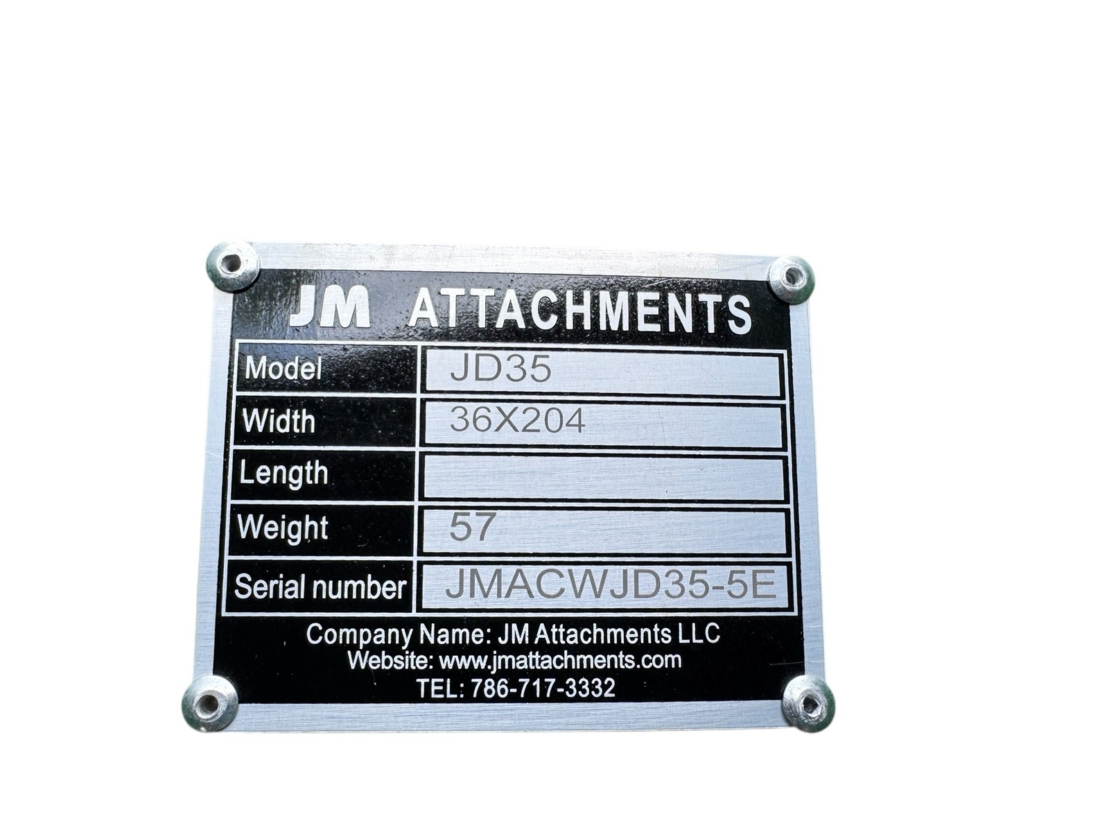 JD Wedge Style Bolt-On Head Plate for 2.6 - 3.6 tons Wheel & Plate Compactors