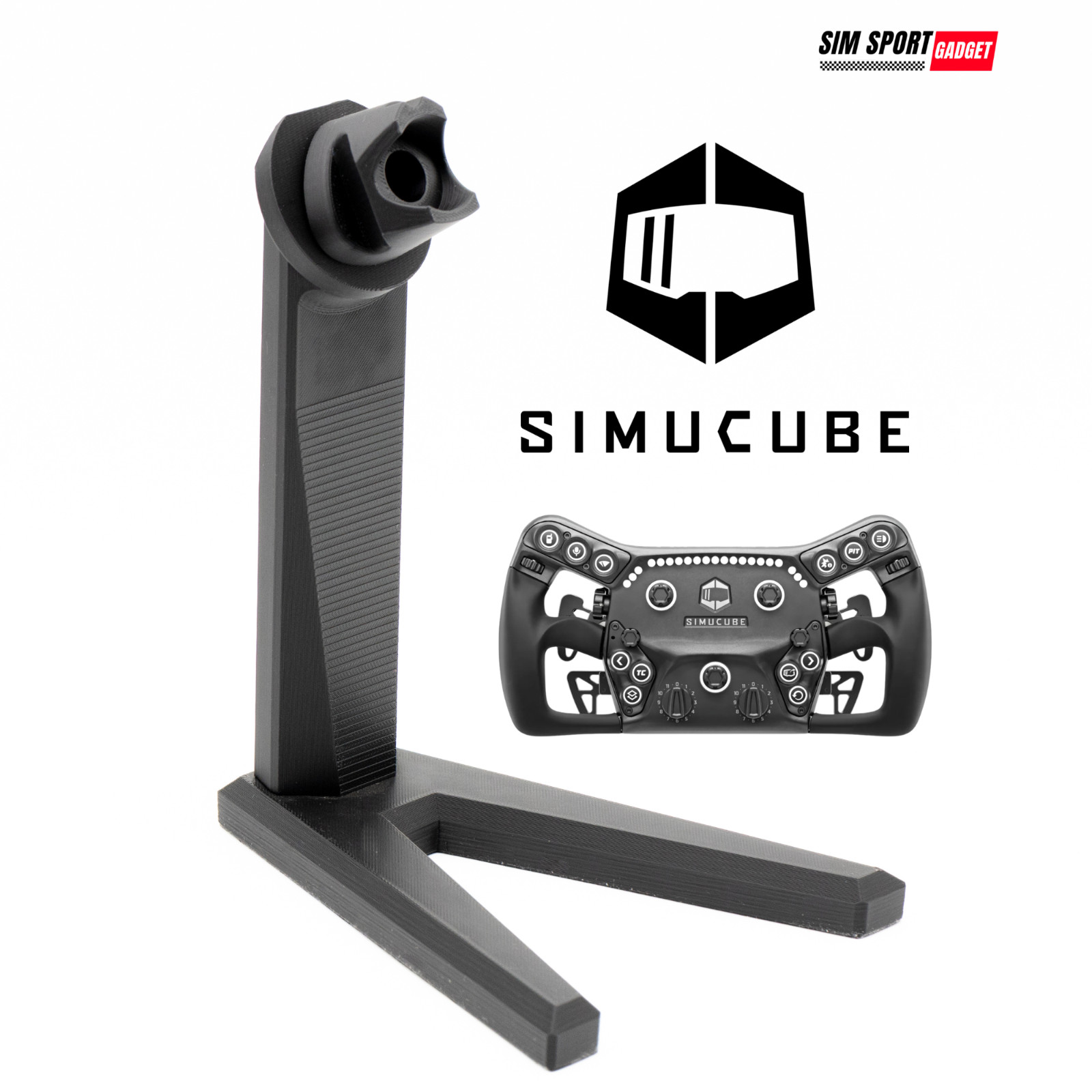 Simucube 3 QR Wheel Display Stand for Sim Racing Steering Wheels