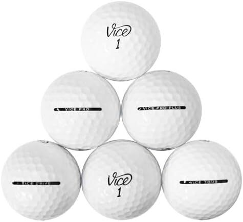 Vice Mix Used Golf Balls - 4 Dozen + 1 Free Dozen! Mint Quality!