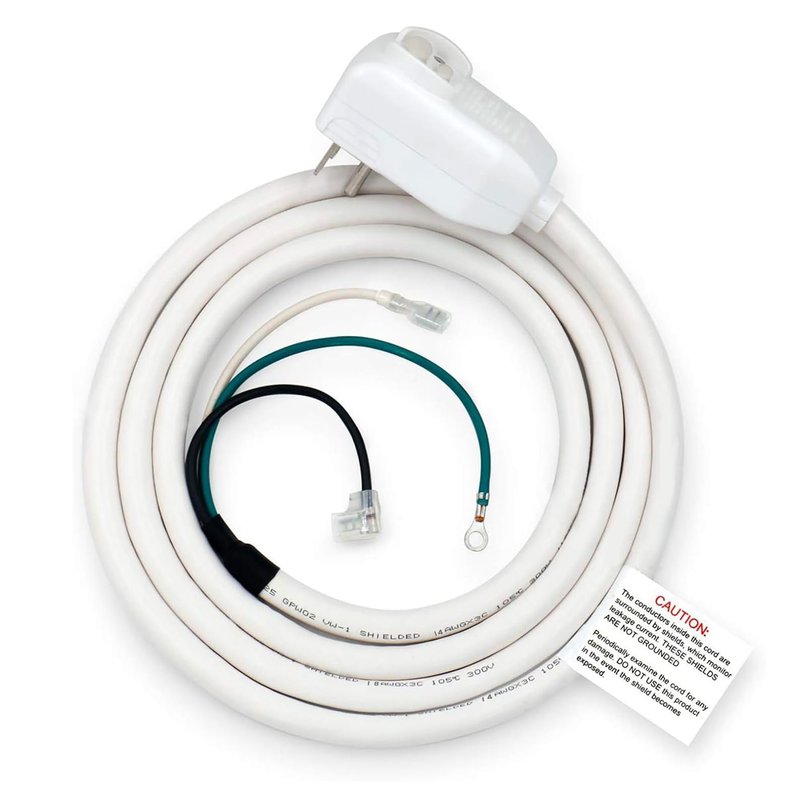 LCDI Power Cord Plug 240V 15A 3600W 60Hz NEMA 6-15P 14AWG for A/C Air Conditione