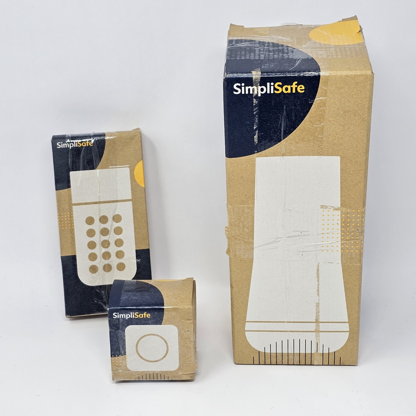 SimpliSafe Home Security System Base Station, Keypad, Sensor CA001 KP3W BS3W