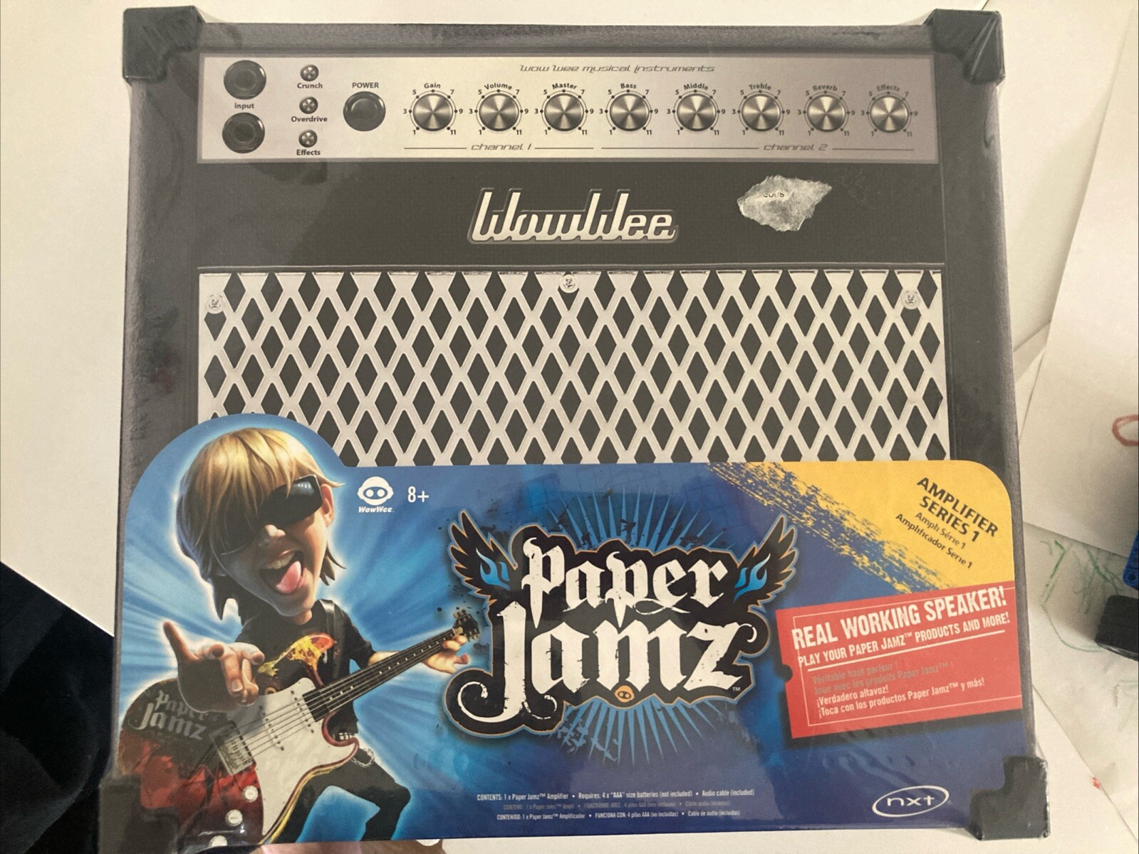 WowWee PAPER JAMZ Portable Paper Amplifier Case SEALED