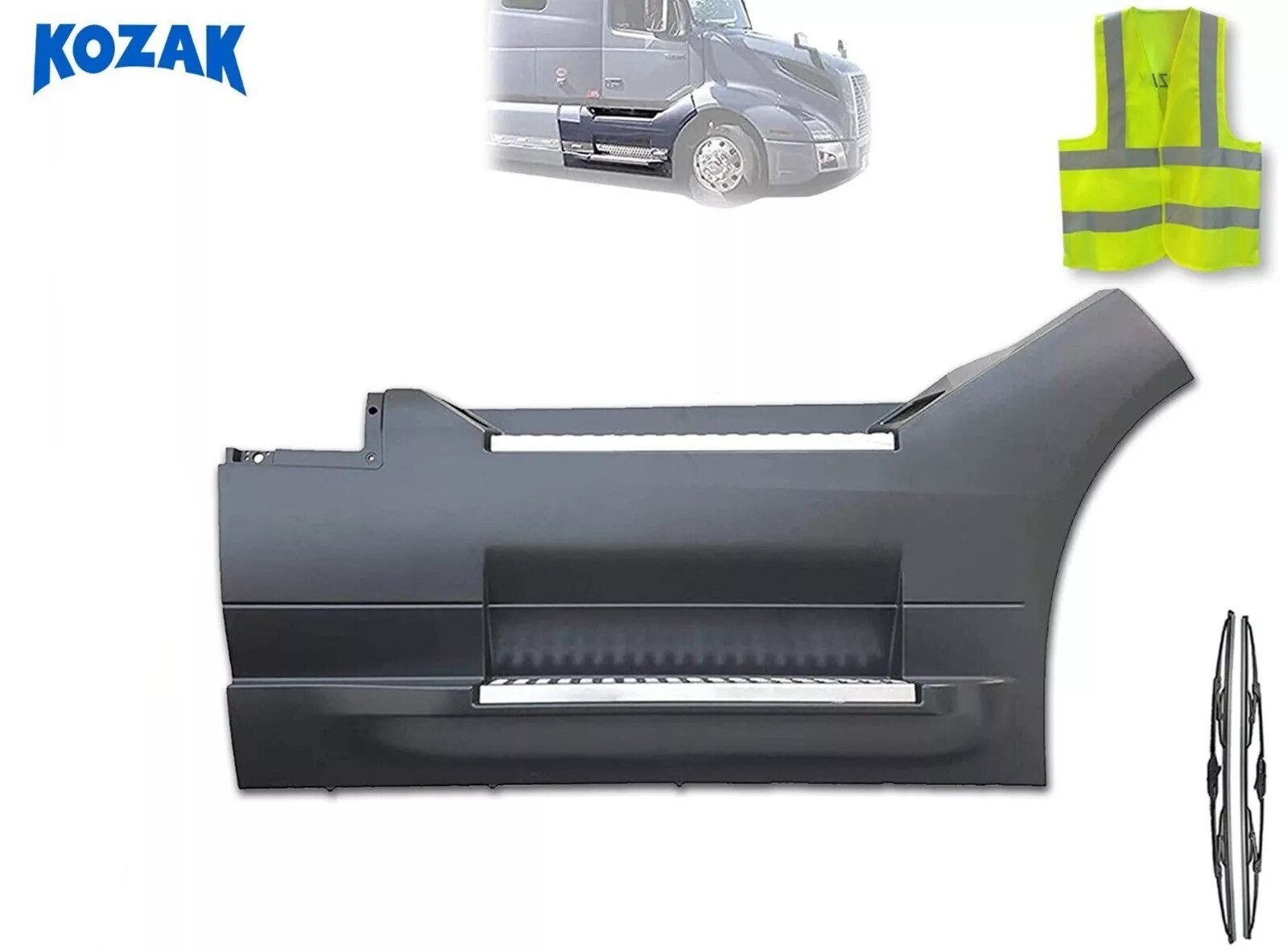 Front Fairing Step Panel Right Passenger w/Steps Compatible with Volvo VNL 2018+