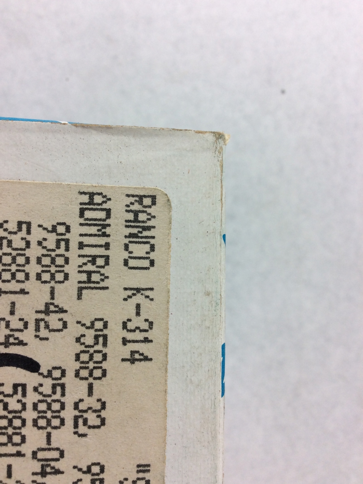 Ranco K-314 Short Kut Cold Control