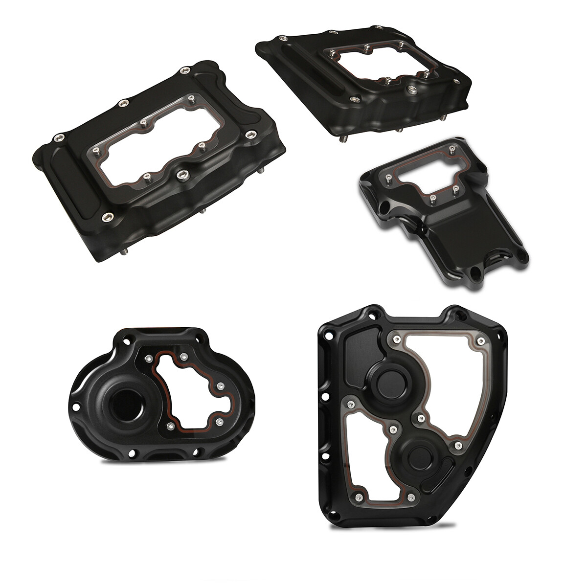 Clarity Transmission Cam Rocker Side Covers For Harley Street Glide Flhx 08-13