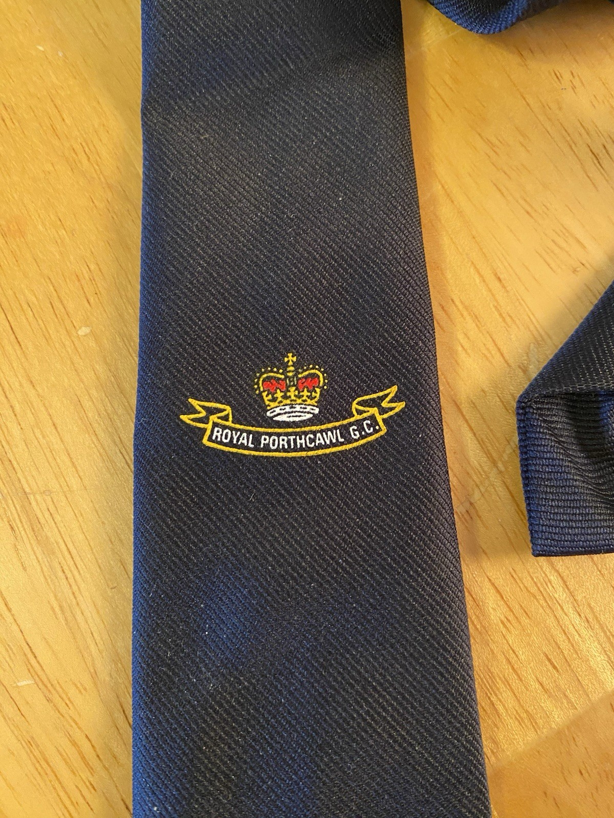 Royal Porthcawl Golf Club NECK TIE Wales UK Golfing Country Europe