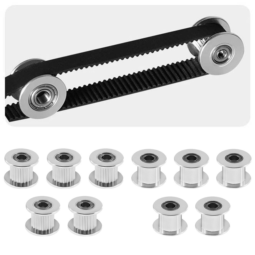 Synchronized Pulley Set Providing Reliable Operation in All Conditions