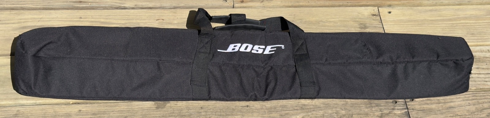BOSE 45” Soft Padded Speaker Travel Carry Bag Straps Black Zipper 45x5x4 READ L1