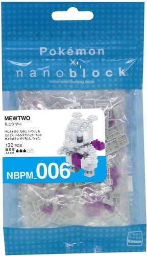Nanoblock - Pokemon Series - Mewtwo Building Kit [Used Very Good Toy] Figure,