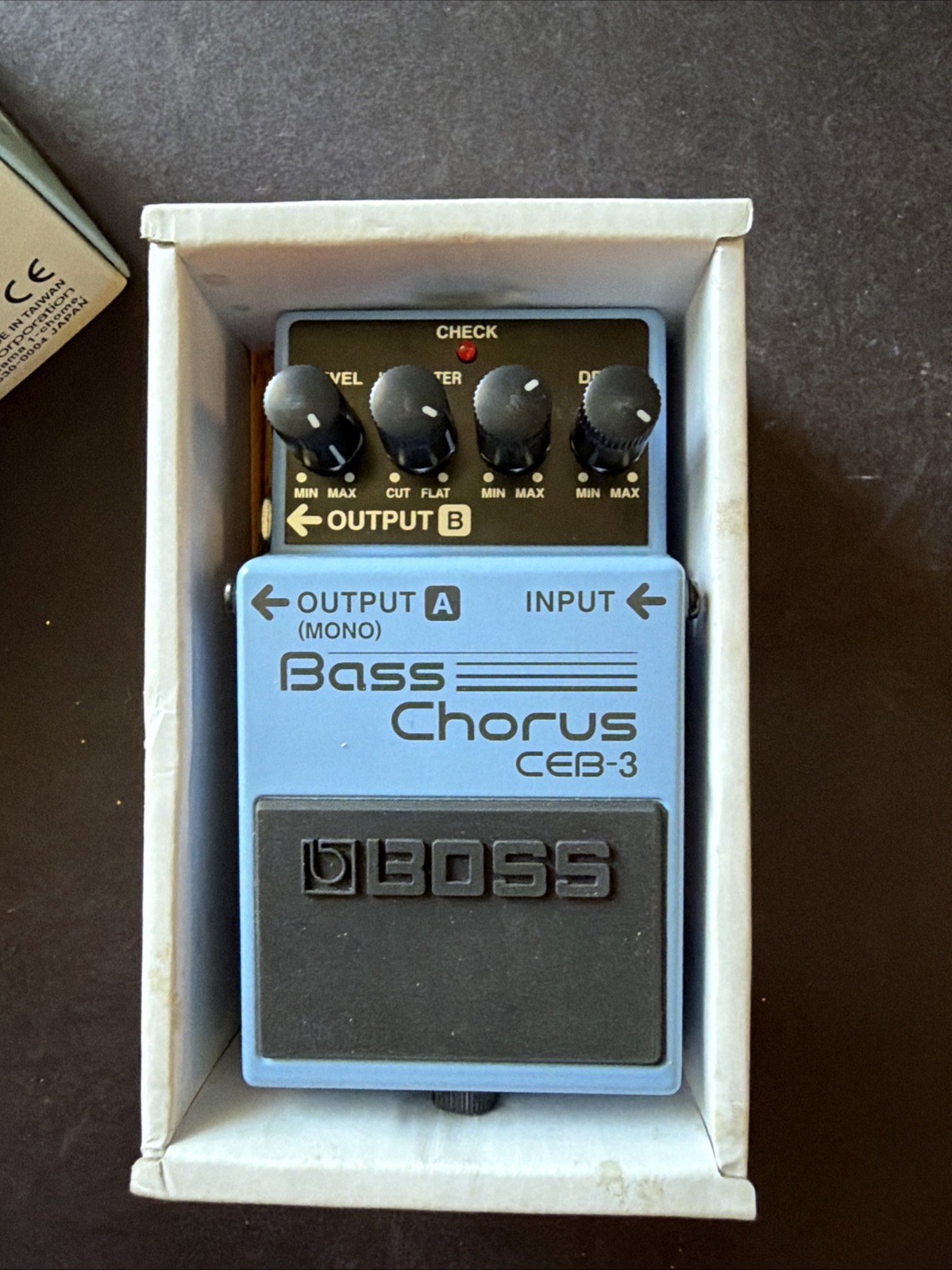 BOSS CEB-3 Bass Chorus Pedal Guitar Effect Processor Bass Guitar #62