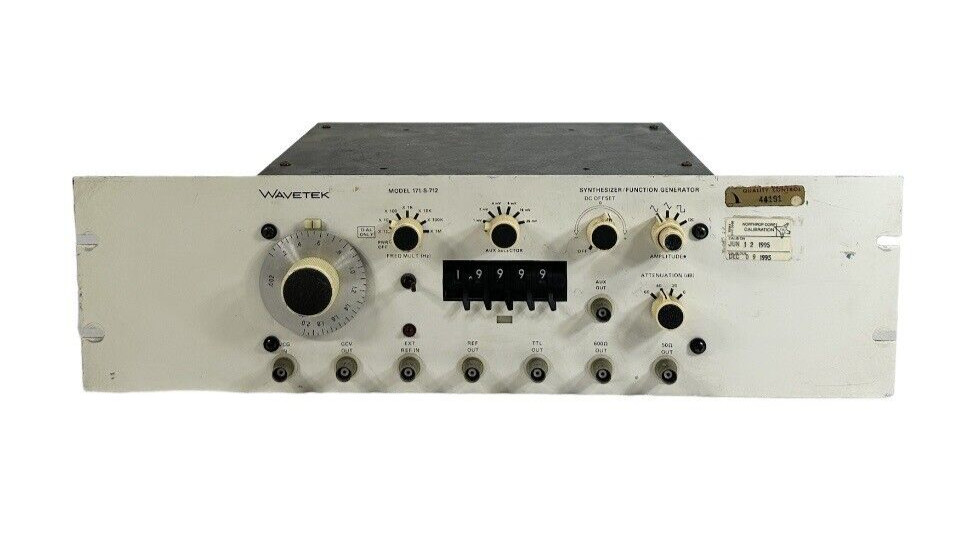 Wavetek 171-S-712 ~ Synthesizer/Function Generator ~ AS-IS for Parts or Repair