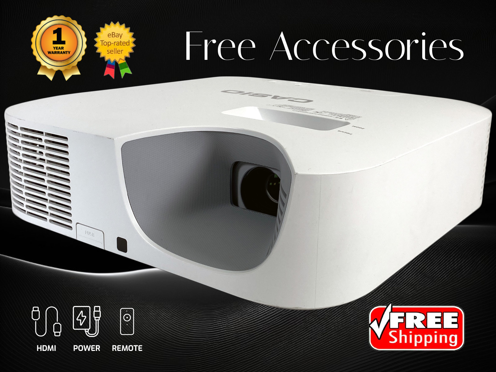 Casio XJ-F10X DLP Projector 4K Laser/LED Hybrid 3300 Lumens + 1 Year Warranty ✅