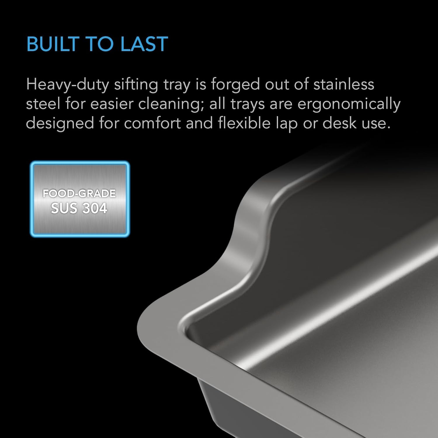 Large Trim Tray System 20-Inch Interchangeable 3-Tray & 2-Screen Kit