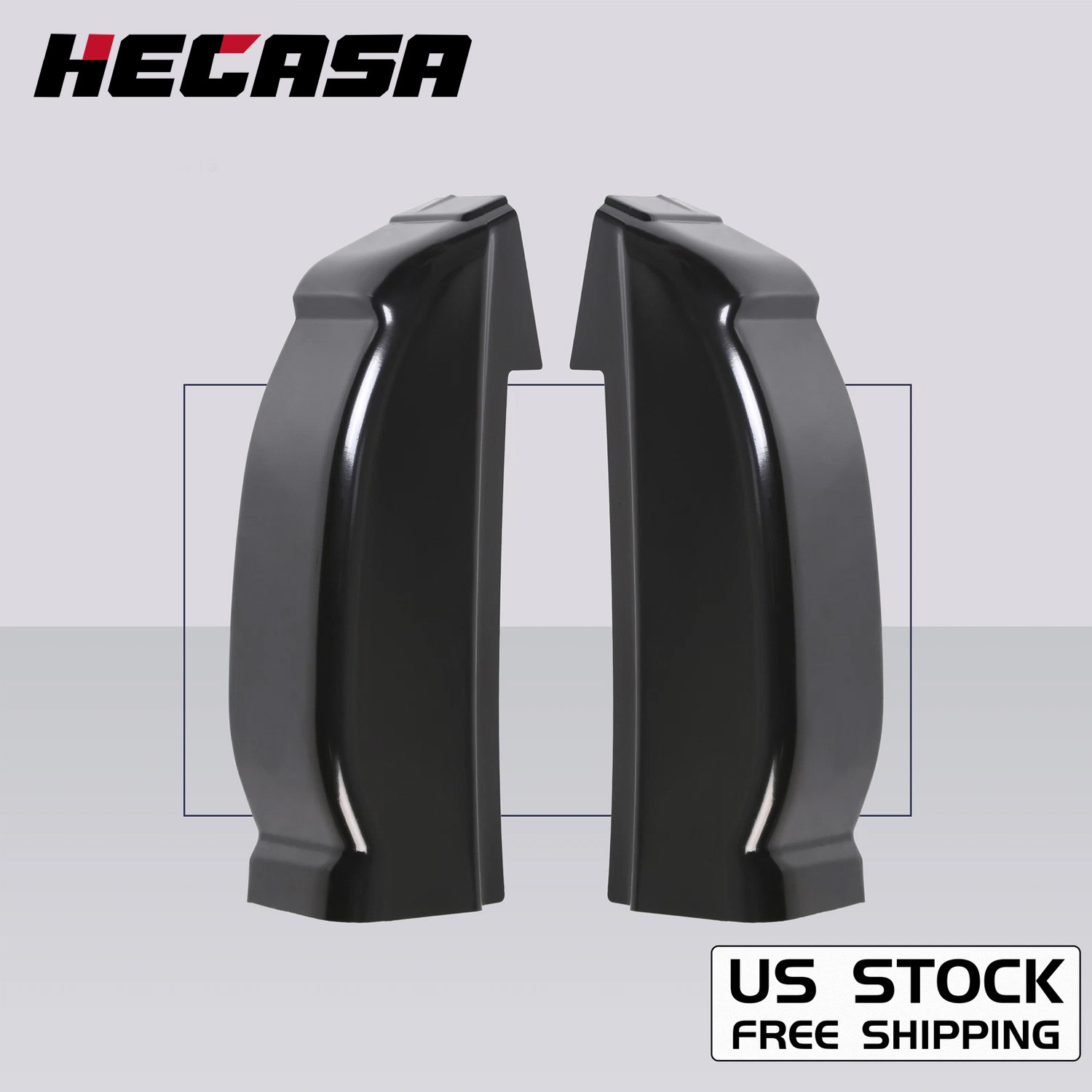 2PCS Slip On Cab Corners For 0856-502 Fits 99-07 Chevy Silverado GMC Sierra 4DR