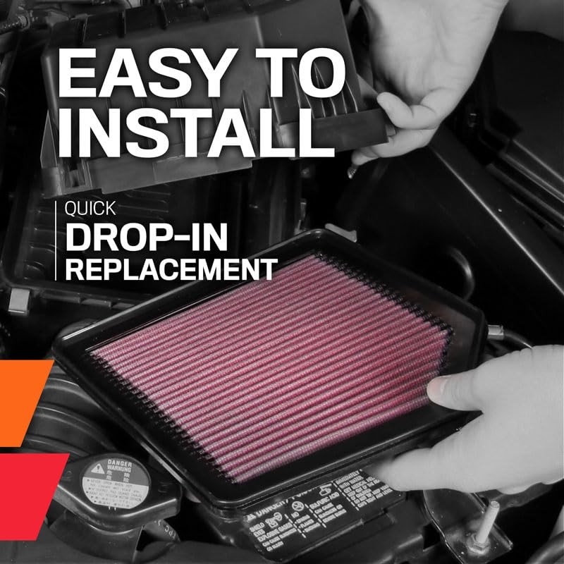 High-Flow Original Lifetime Engine Air Filter: Increase Power: Premium,