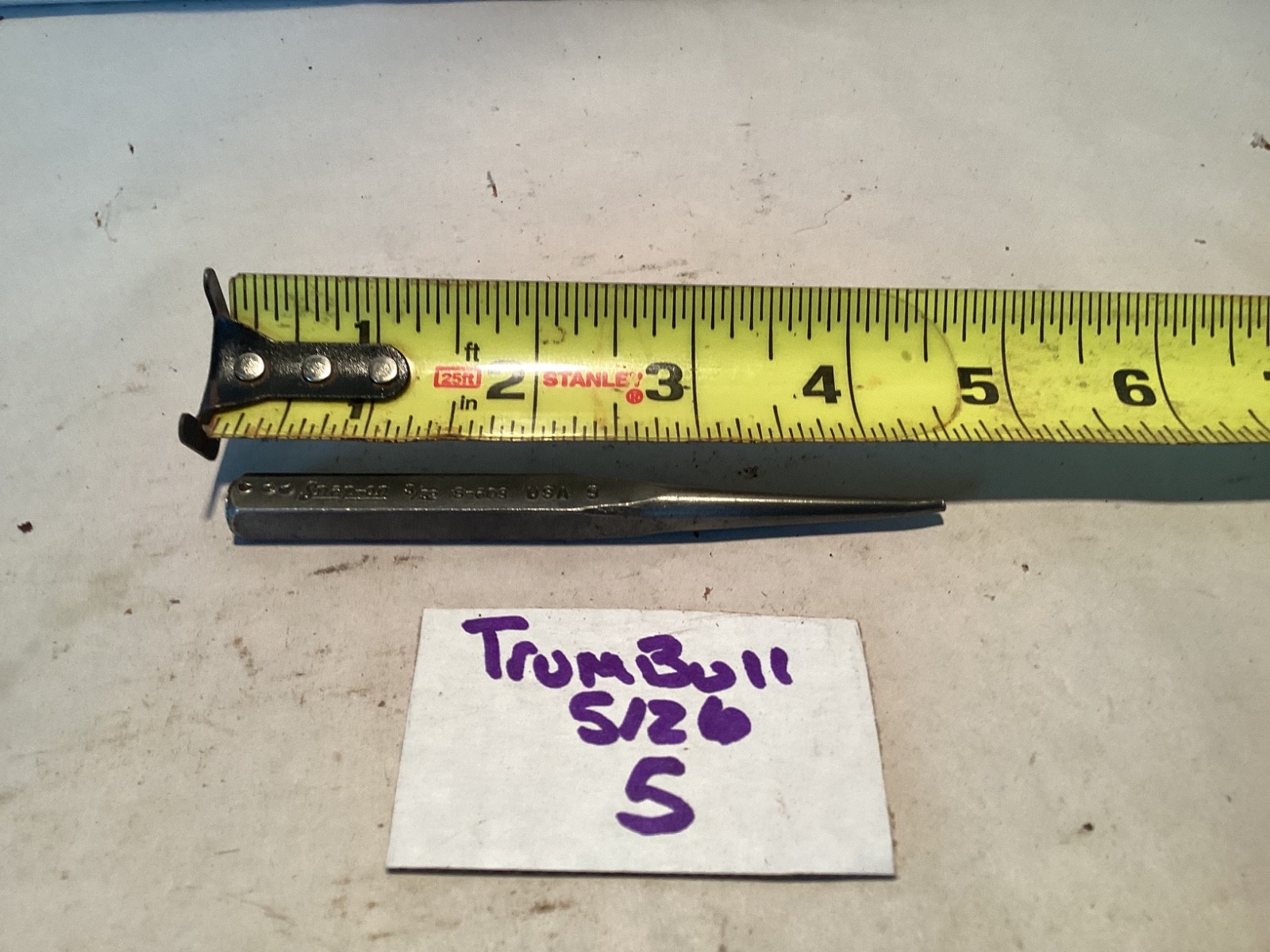 Snap-On #S-603 3/32” pin punch