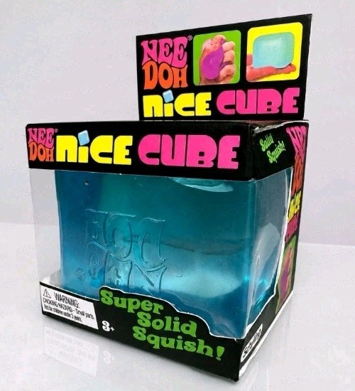 Nee Doh Nice Cube Blue