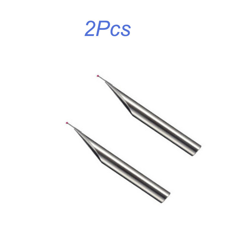 2Pcs Trimos Mitutoyo/ToMahr Fowler Diameter Ruby 2 Ball Tip Probe Insert