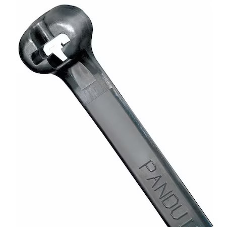 Panduit Bt1.5I-C0 Cable Tie, 6-1/2 In L, 1-1/2 In Max Bundle Dia., Black, Nylon