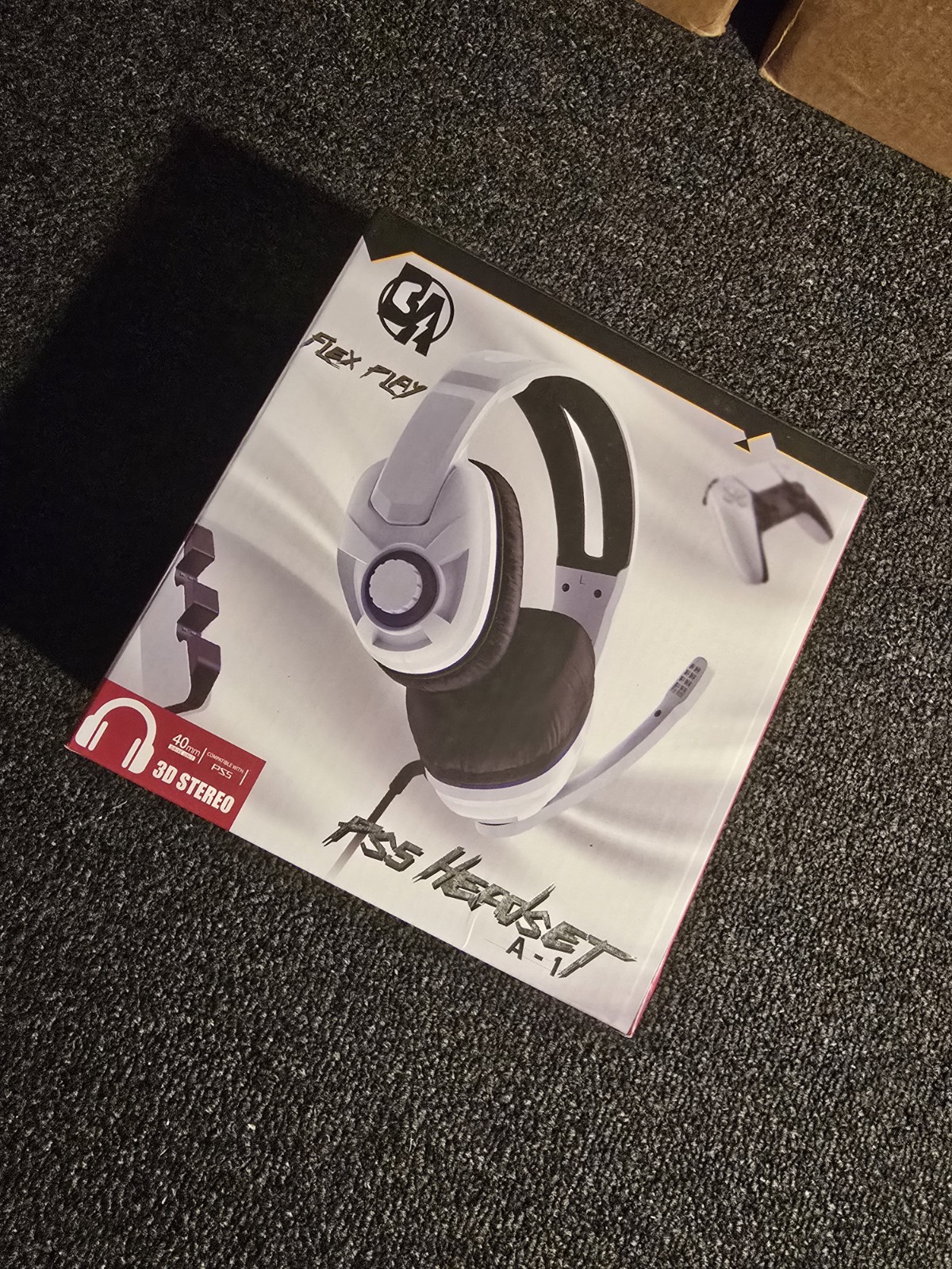 B&A- [A1] Wired Gaming Over-Ear Headset- White/Black ***