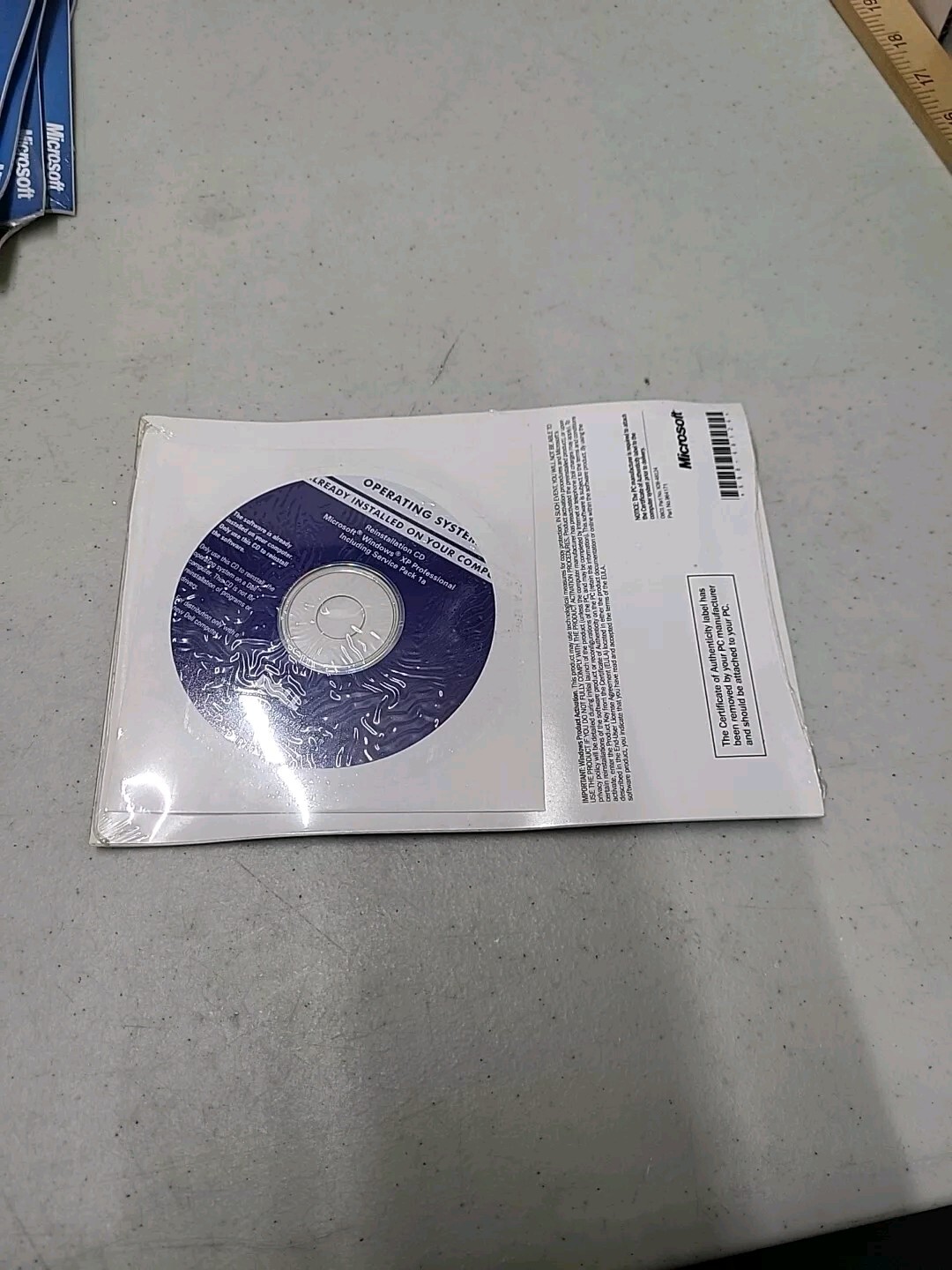 Dell Reinstallation CD Microsoft Windows XP Professional Service Pack 1a