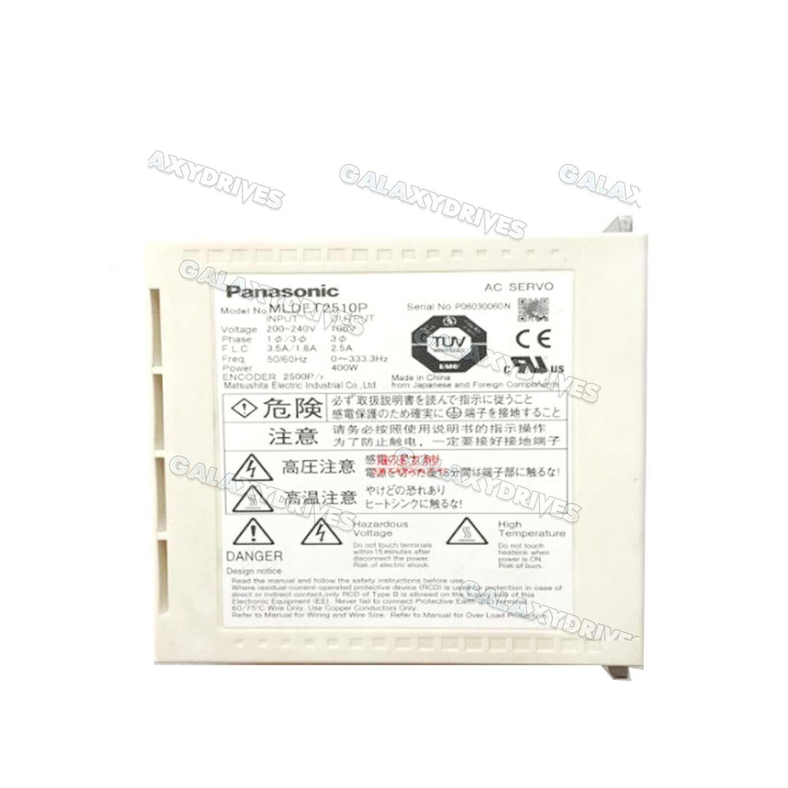 New In Box PANASONIC MLDET2510P Servo Drive