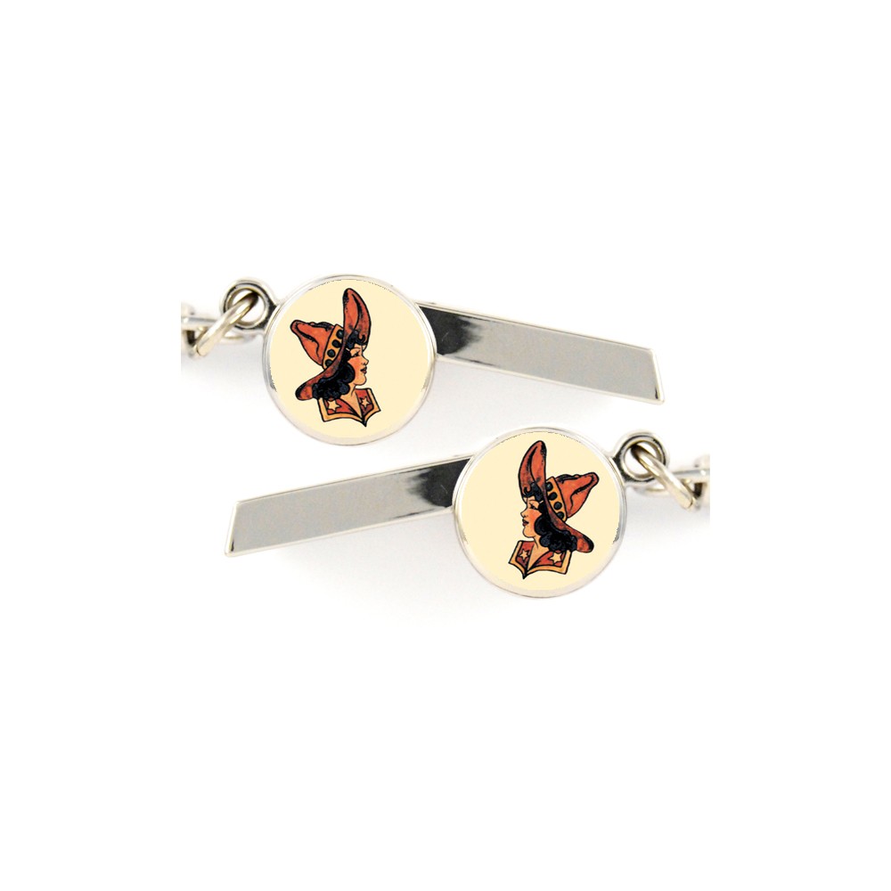 Cowgirl Safety Whistle Keychain